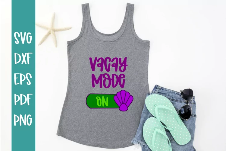 Vacay Mode SVG Cut file