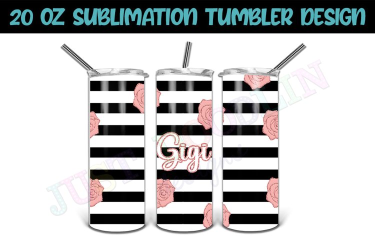 20oz Sublimation Tumbler Design