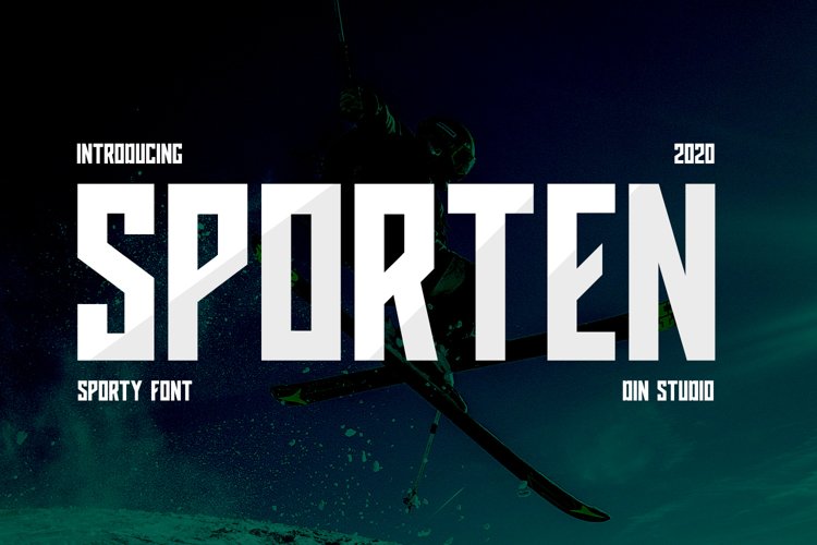 Sporten-Classic Sport Font example image 1