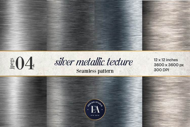 Shiny Silver Texture Image 13