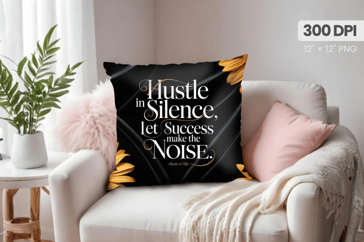 Inspirational Quotes Pillow PNG Motivational PNG Sublimation