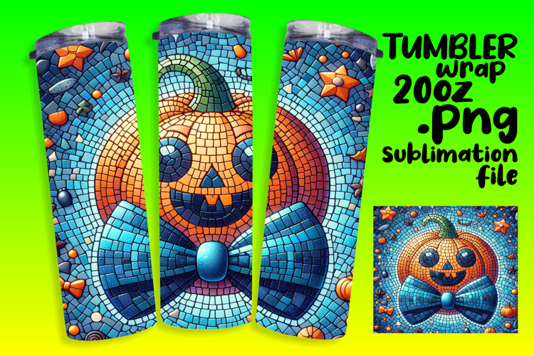 RADIANT PNG Tumbler Design 20oz , Cute Pumpkin