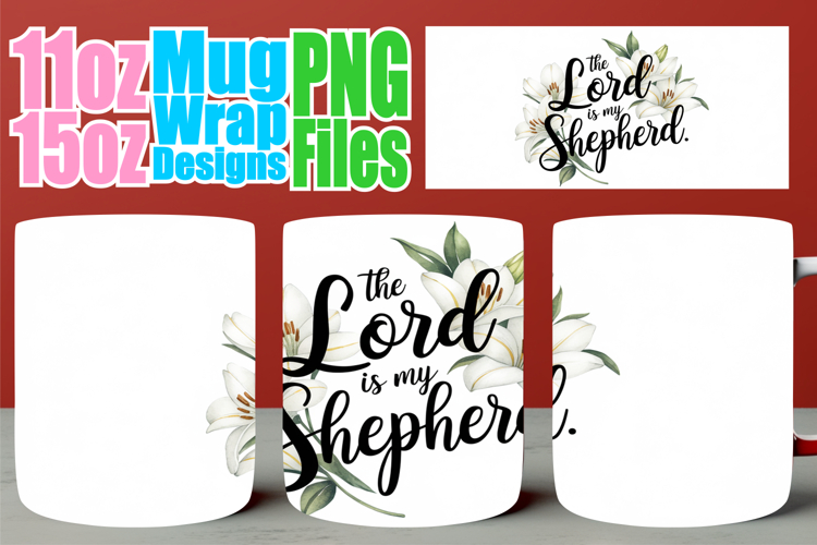 Bright adventures 11oz 15oz mug wrap, Christian