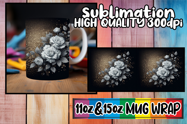 Inspiring moments sublimation print wrap, Leopard Prints