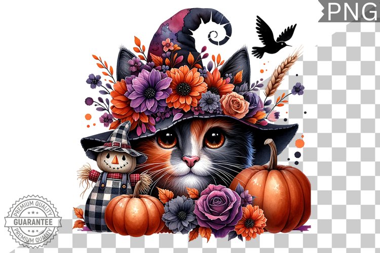 Halloween Cat Clipart Image 21
