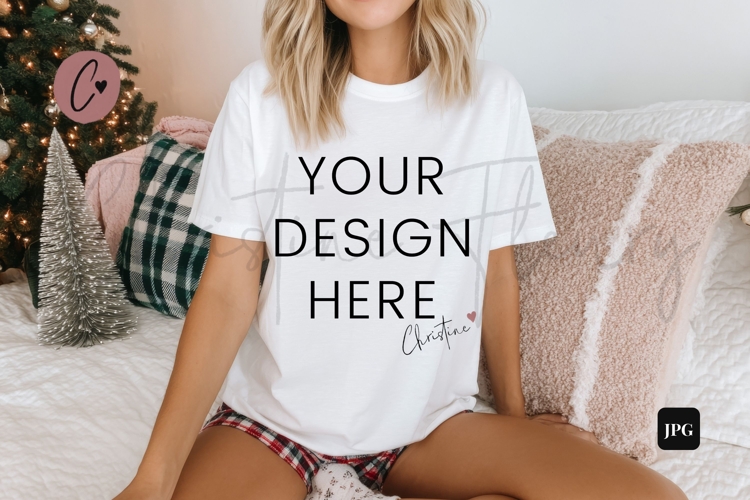 White Fall Shirt Mockup