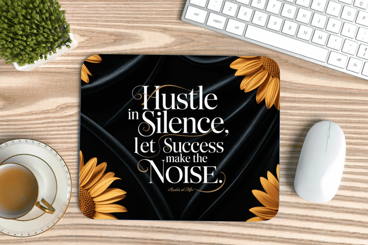 Inspirational Quotes Mouse Pad, Motivational PNG Sublimation