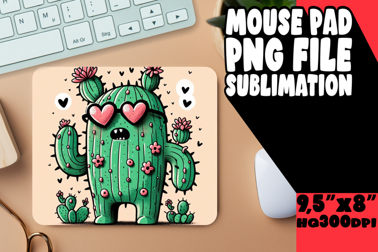 Cozy Mouse Pad Sublimation Ideas, Monster
