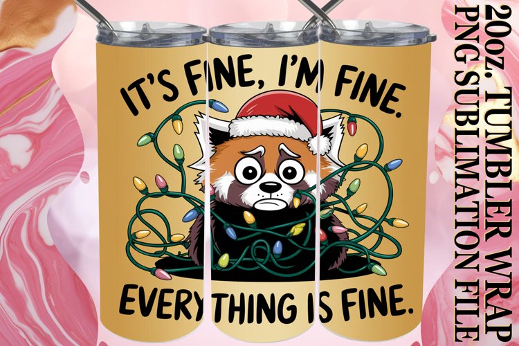 Christmas Tumbler Wrap Image 7