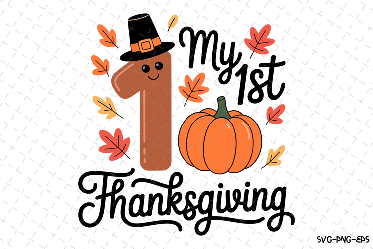 1st Thanksgiving Svg Image 10