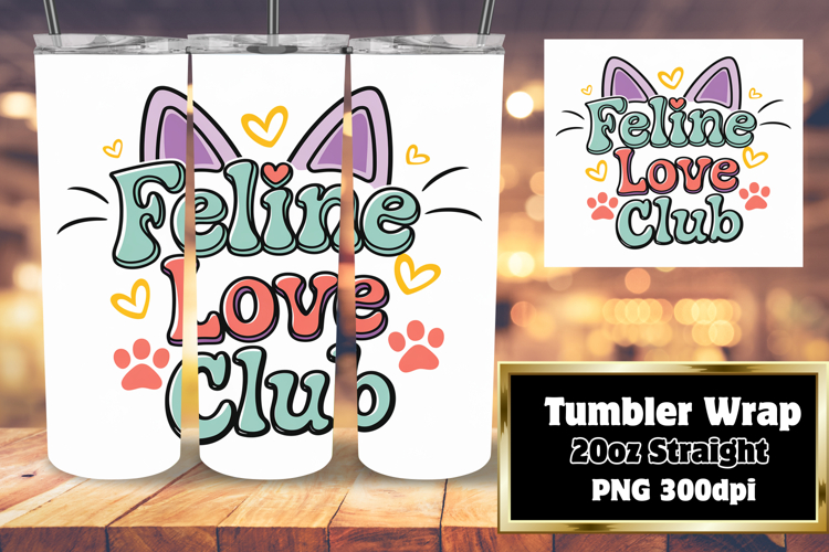 GRACEFUL 20oz Tumbler Design for Sublimation , Cat Quote example image 1