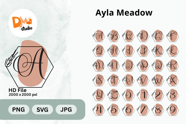 Ayla Meadow Monogram