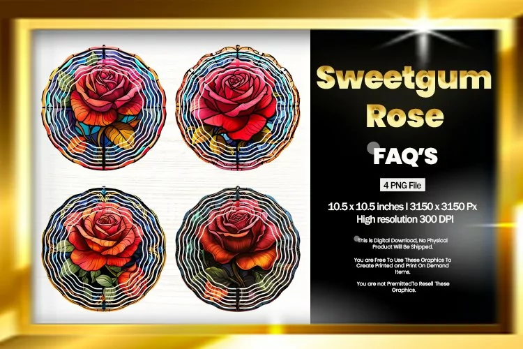 Sweetheart Rose Wind Spinner - 04 Variations