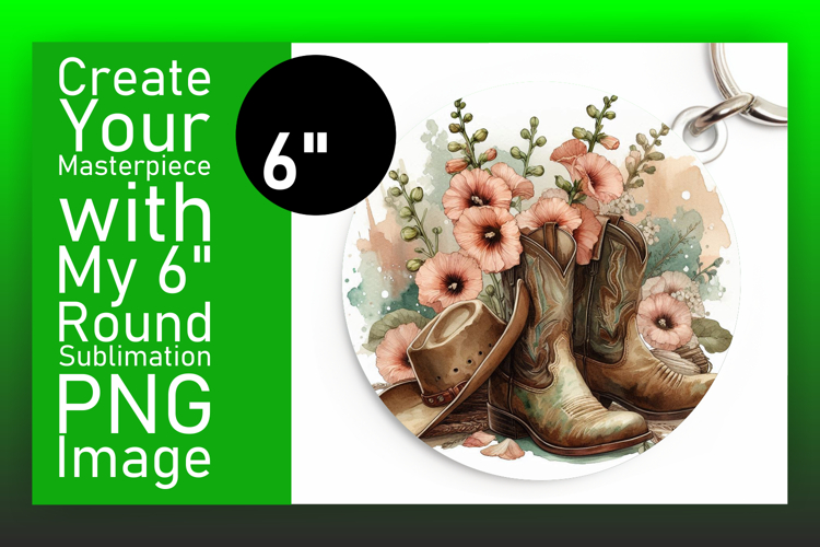 Lovely Round Design for Car Coasters , Western