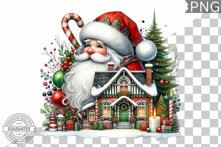 Santa Christmas Clipart Image 22