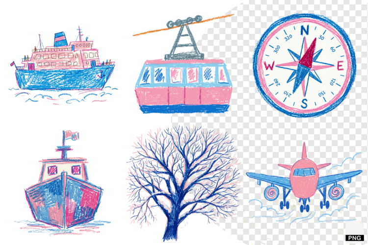 Winter Travel Clipart