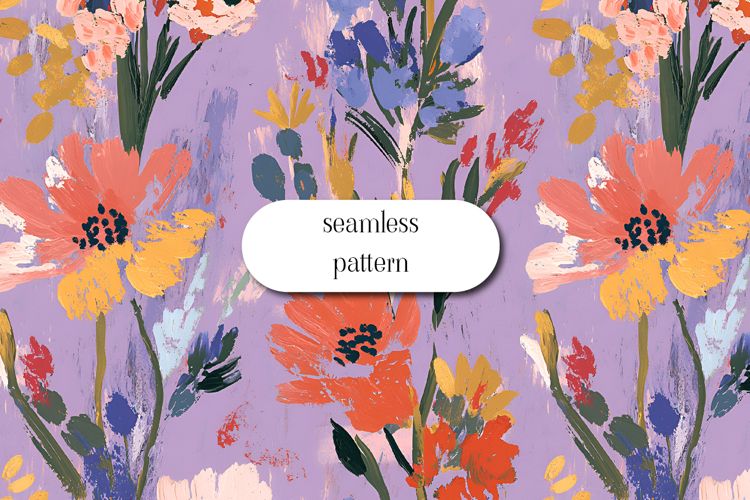 Floral Seamless Pattern Image 17