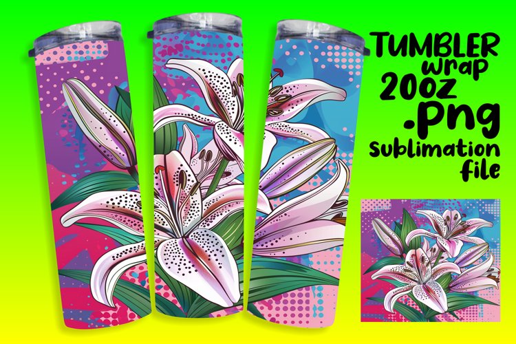 Vivid Pop Art Tumbler Designs