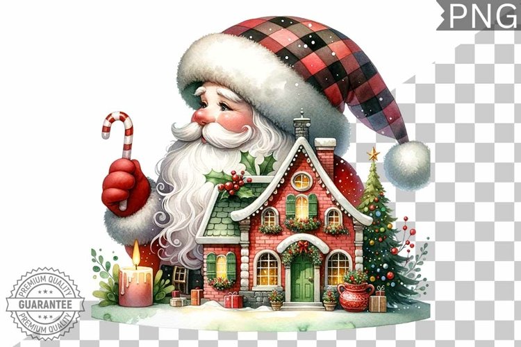 Santa Christmas Clipart Image 3