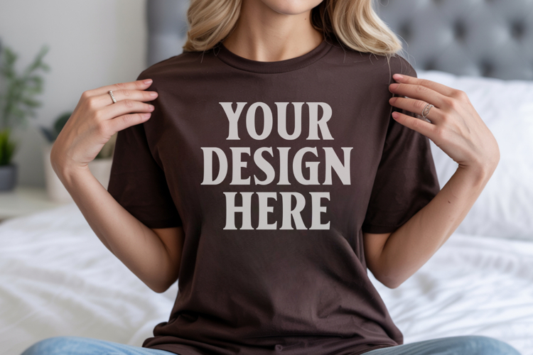 Dark Chocolate Gildan 18500 Hoodie Mockup, G18000 Hoodie Mod