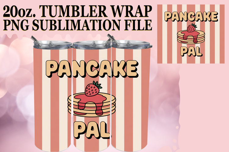 Gentle Moments 20oz tumbler wrap, Retro Food