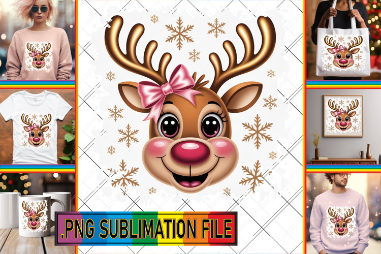 Charming PNG Art for Gifts, Cute Christmas example image 1