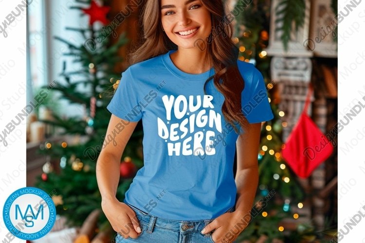 White Tshirt Mockup Image 14