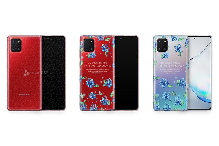 Galaxy Note 10 Lite 2020 TPU Clear Case Mockup