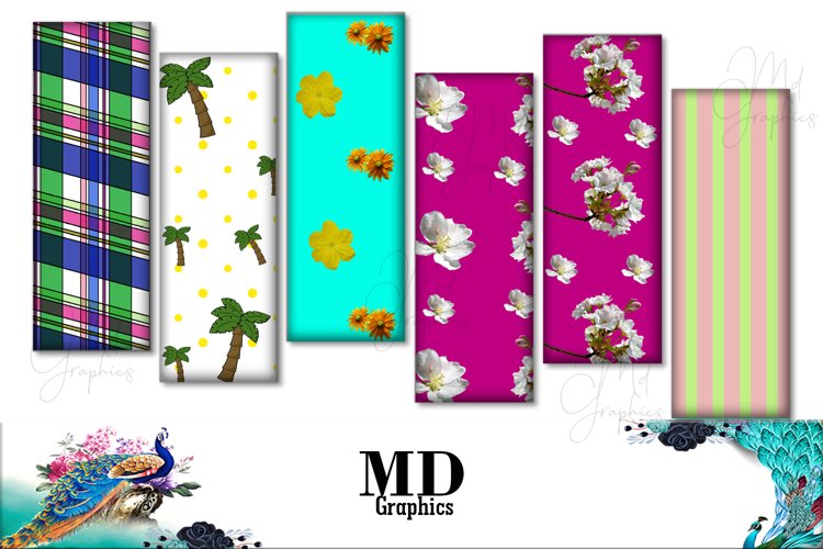 Summer images, summer digital bookmarks, summer cards,flower example image 1