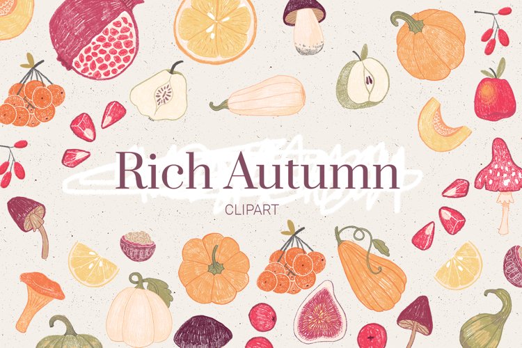 Autumn Clipart. Fall elements example image 1