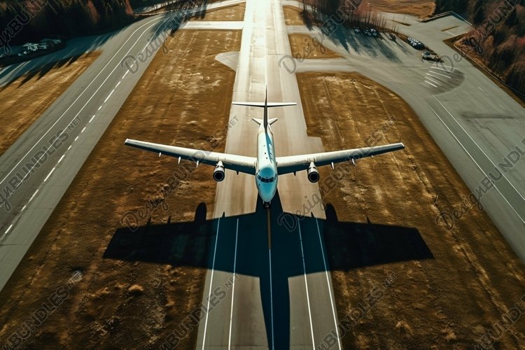 Airbus Top view stock photography example image 1