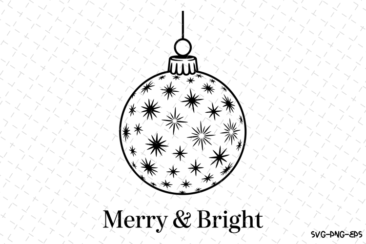 Merry   Bright Svg | Christmas Svg | Svg Cut Files