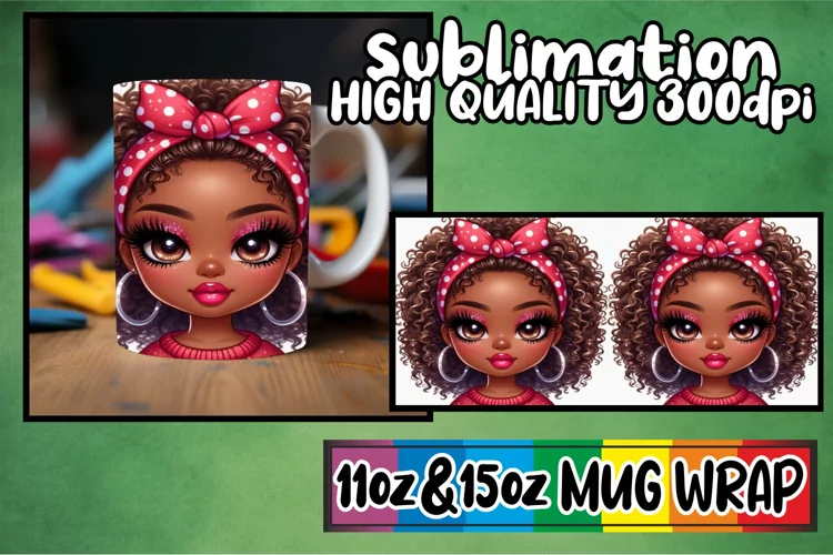 Magical vibes 11oz 15oz sublimation wrap, Love Girl