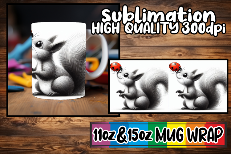 Wholesome vibes 11oz 15oz sublimation wrap, Cute Animals