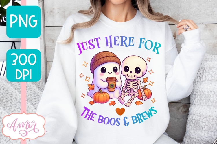 Cute ghost PNG for sublimation | Cute Halloween shirt PNG