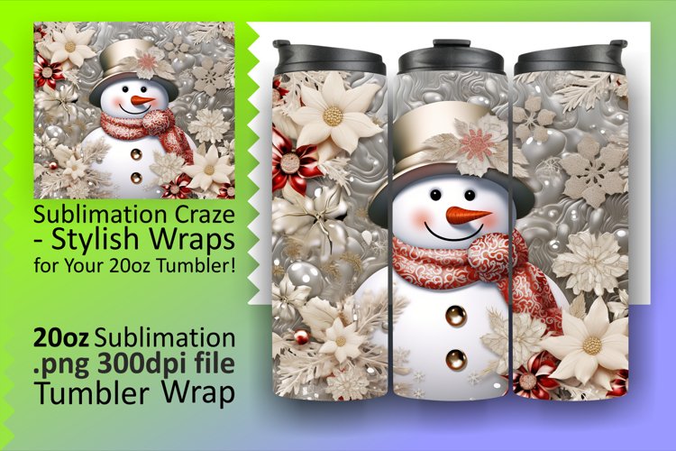 Christmas Tumbler Wrap Image 10