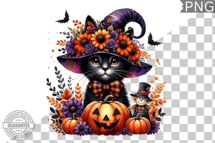 Halloween Cat Clipart Image 20