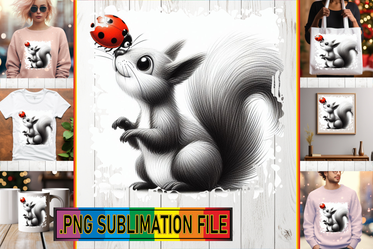 Bright TSHIRT Art Ideas PNG, Cute Animals