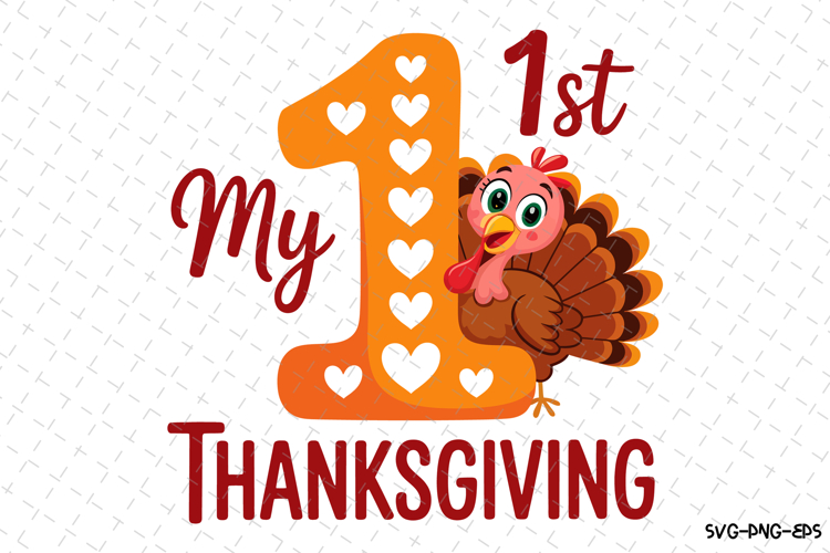 1st Thanksgiving Svg Image 11