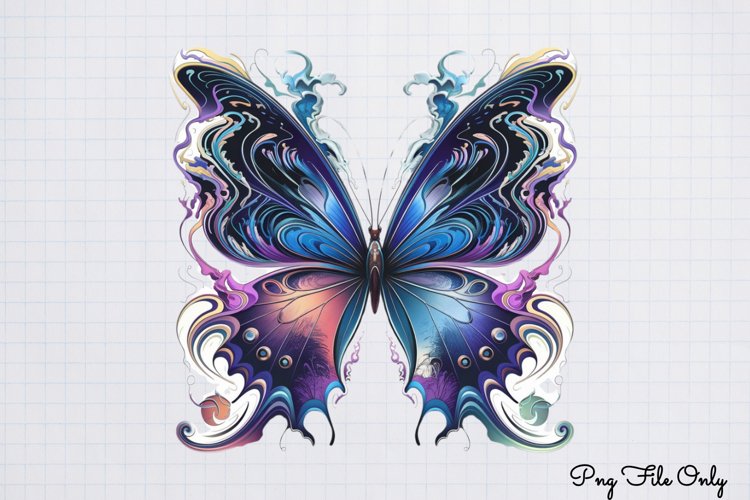 Smoke Butterflies Clipart PNG