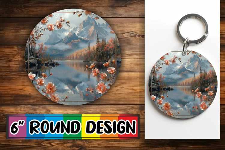 Scenic Round Ornament Variety
