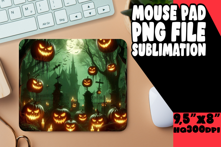 Sweet Desk Mat Sublimation Style, Horror Halloween