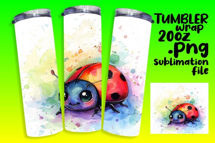 Whimsical Critter Carnival Tumbler Wrap - 20oz