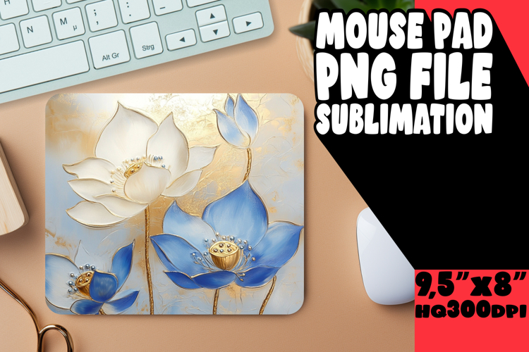 UNIQUE mouse pad Gift Magic, 3D Flower