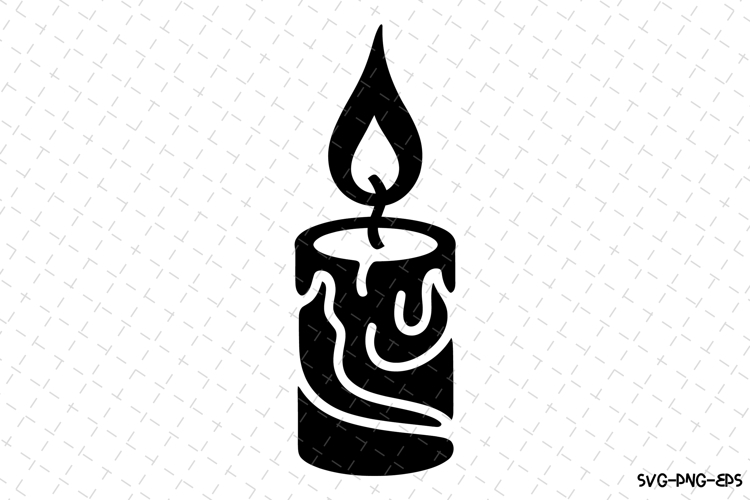 Candle Silhouette Image 10