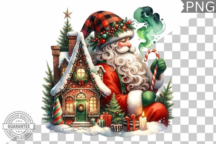 Santa Christmas Clipart Image 20