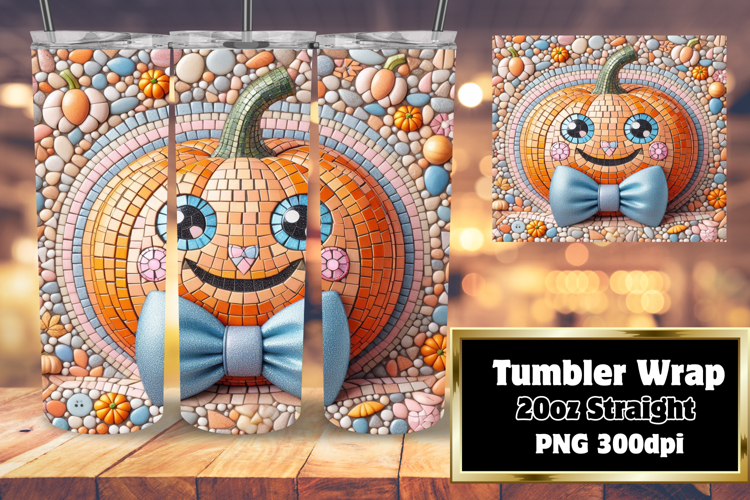 FRESH PNG for 20oz Tumbler Design , Cute Pumpkin