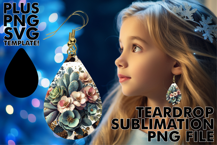 Radiant TEARDROP Earrings Magic, Leopard Prints