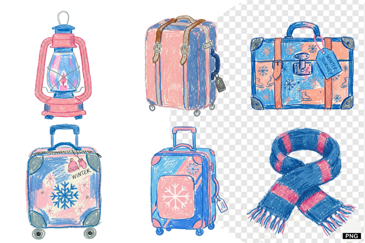 Winter Travel Clipart