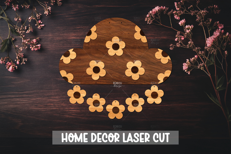 Nursery Dream Catcher - Wooden Nursery Decor Laser Cut